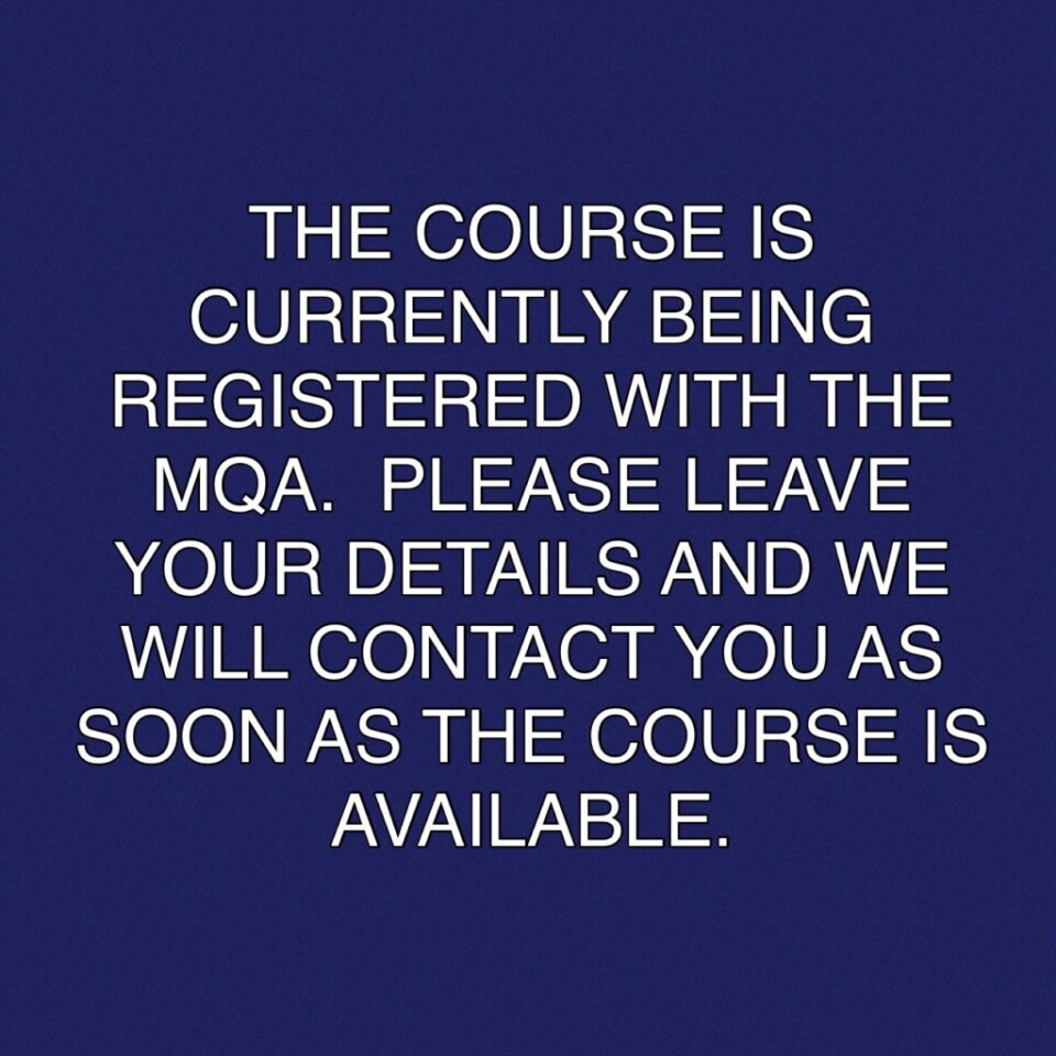 Course comming soon